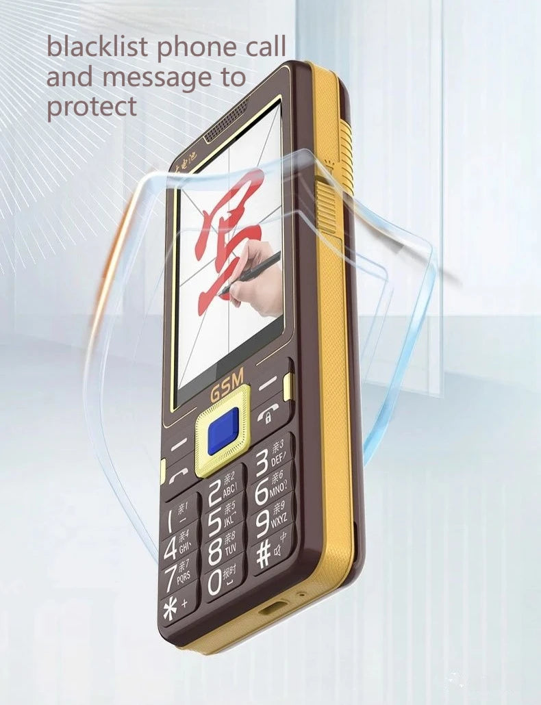 Large Push-Button Senior Phone 3.0 Display &ndash; One Key SOS