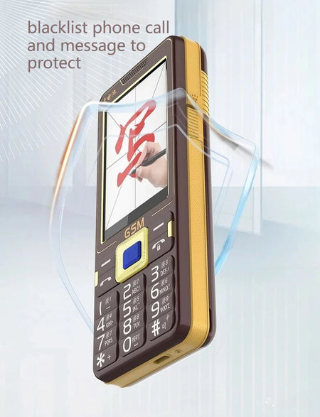 Large Push-Button Senior Phone 3.0 Display &ndash; One Key SOS