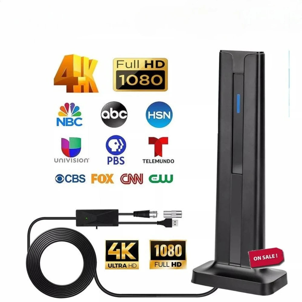 Antena Interior para TV HD 26 dB Recepción omnidireccional 360º con base magnética. - VOLTECK - Kywi Antena Interior para TV HD 26 dB Recepción omnidireccional 360º con base magnética. - VOLTECK - Kywi