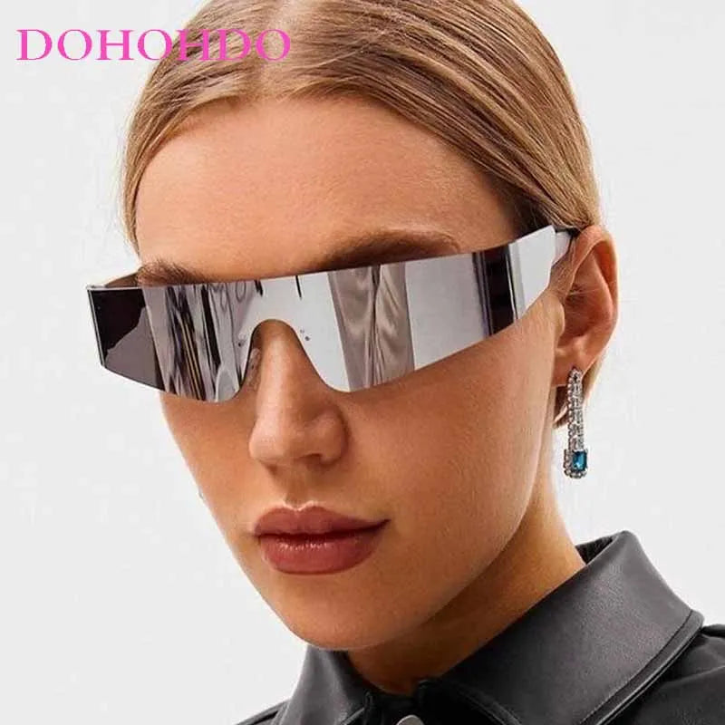 Punk Frameless Y2K Sunglasses for Ultimate Sun Protection