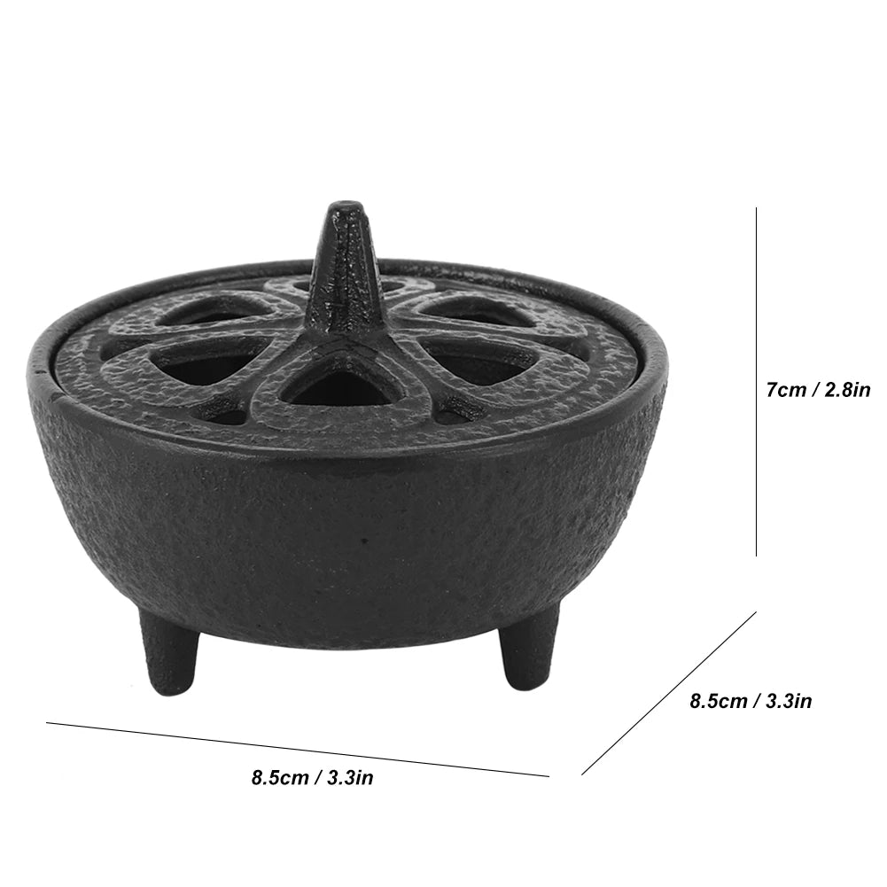 Household Supplies Incense Container &ndash; Lotus Shaped Iron