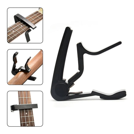 Guitar Capo Black &ndash; One Handed Quick Release For Easy Use