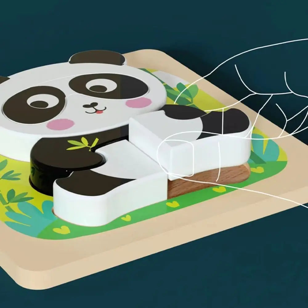 3D Wooden Puzzles Hand Grab Boards &ndash; Educational Puzzle Fun