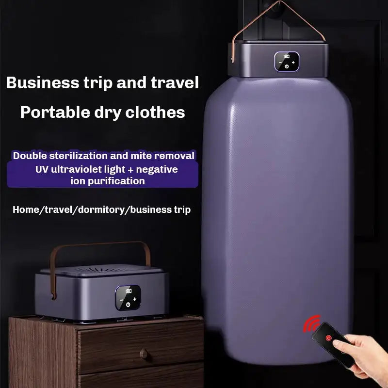 Portable UV Sterilizing Travel Foldable Clothes Dryer Timer