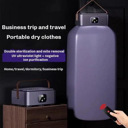 Portable UV Sterilizing Travel Foldable Clothes Dryer Timer