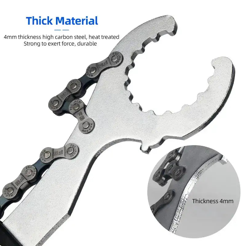 3 In 1 Bike Spanner Tool For Lockring Derailleur Cassette