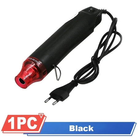 Hot Air Gun 220V - Soldering Temperature Up To 200C Black