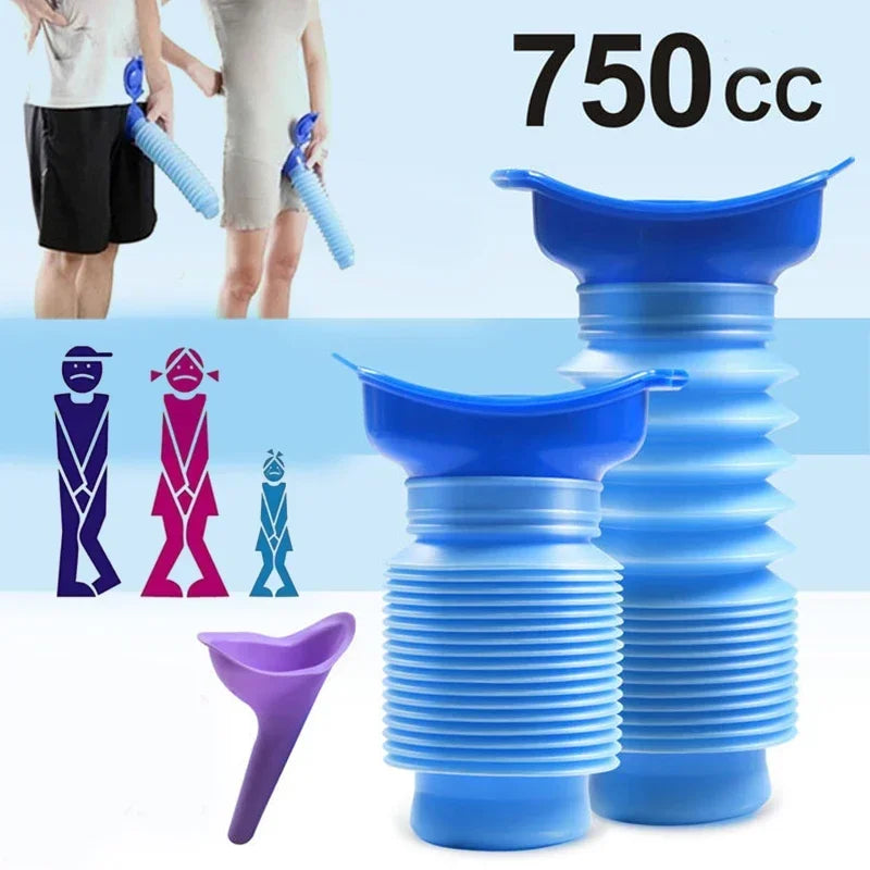 750ml Mini Toilet For Travel &ndash; Ultra Portable Urinal