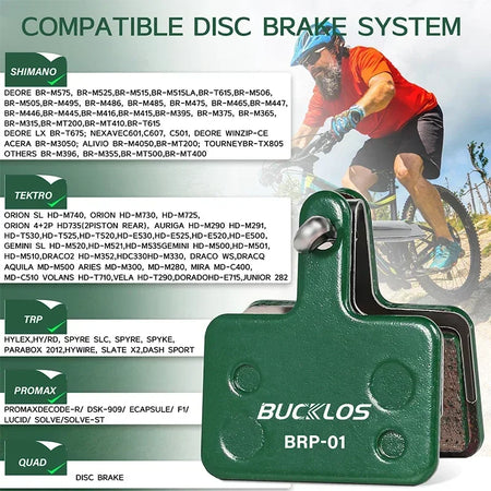 BUCKLOS B01S Brake Pads &ndash; Ceramic Disc for M9000 M9020 M975