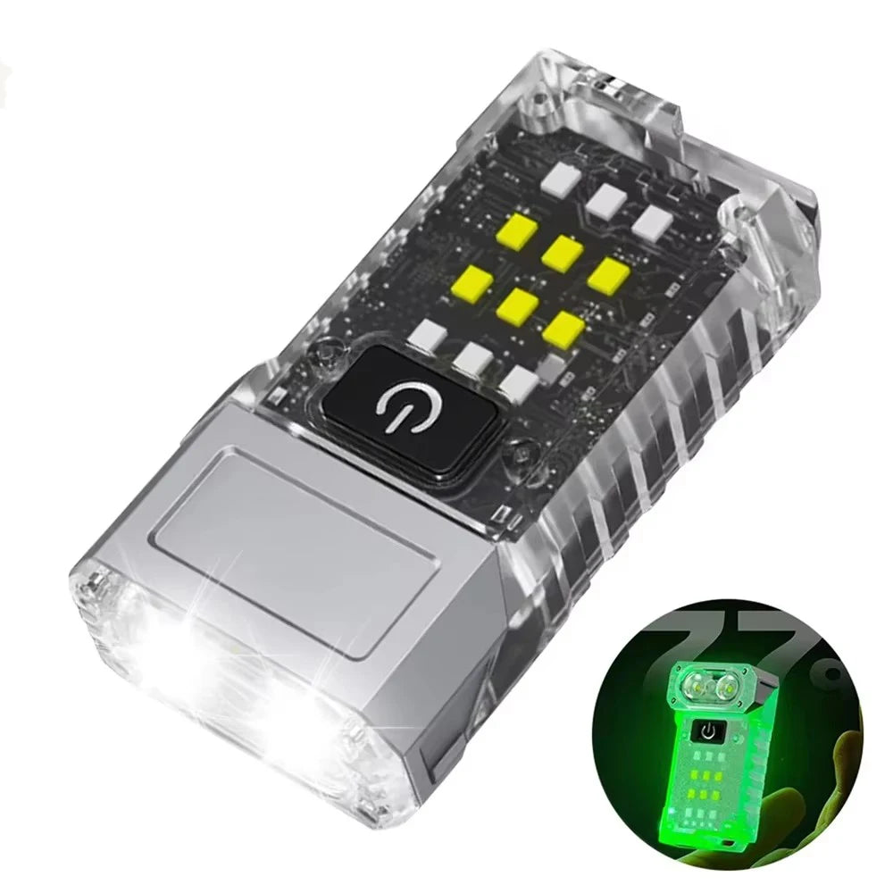 ESMARTER Mini USB Rechargeable LED Flashlight &ndash; Super Bright Versatile Lighting KXK1086 1200mAh