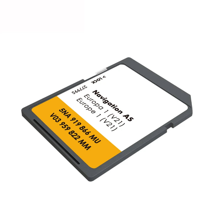 VW Discover Media Navigation AS V21 &ndash; 2025 UK Europe Map Update 32GB