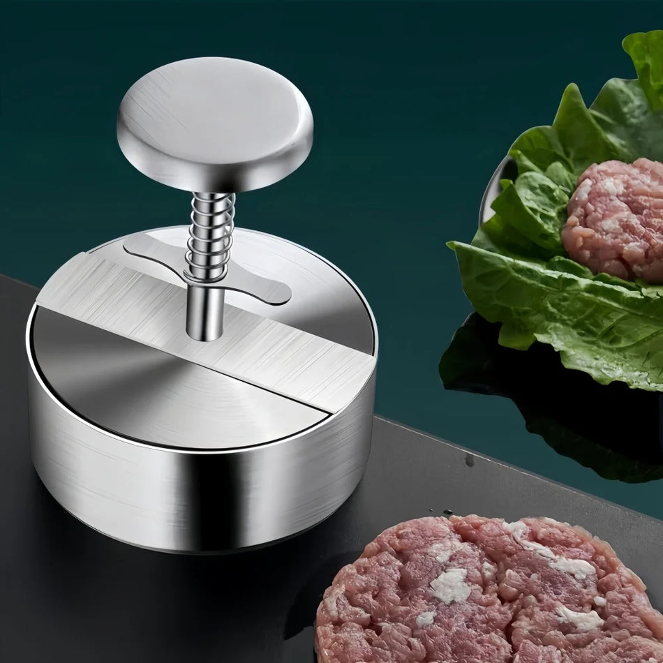 Hamburger Meat Press Patty Maker &ndash; Adjustable Thickness for Perfect Patties