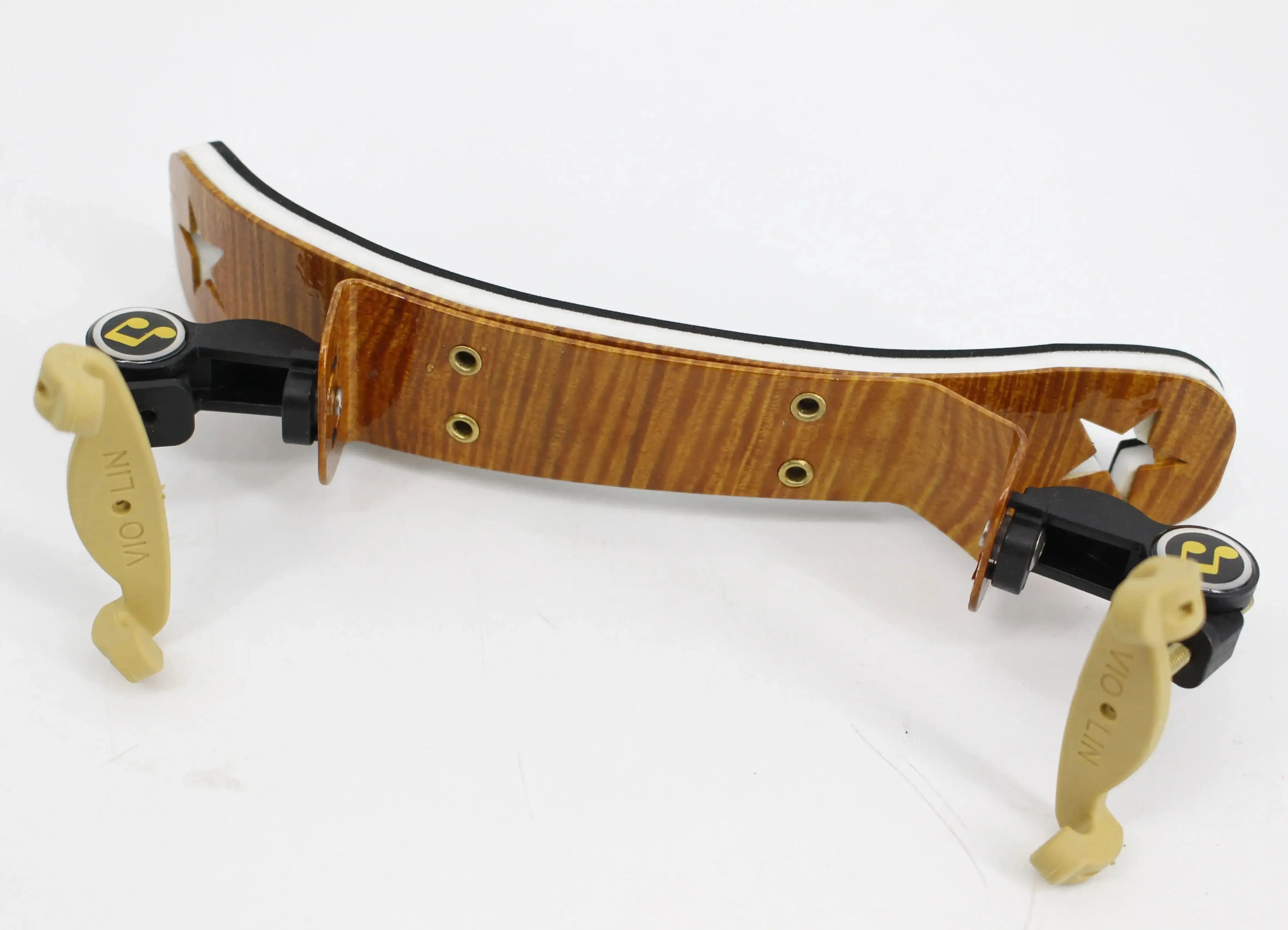 Tonling Violin Shoulder Rest &ndash; Adjustable Aluminum Alloy 3/4 plum