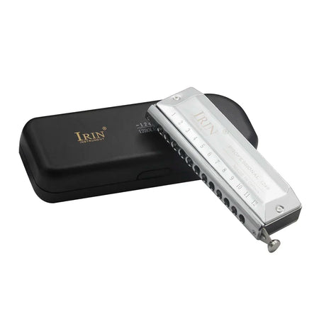 IRIN 12 Hole 48 Tone Harmonica &ndash; Chromatic Switch Pro