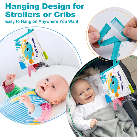 Coolplay 3D Visual Cloth Book &ndash; Soft and Tear Resistant Baby Educational Toy