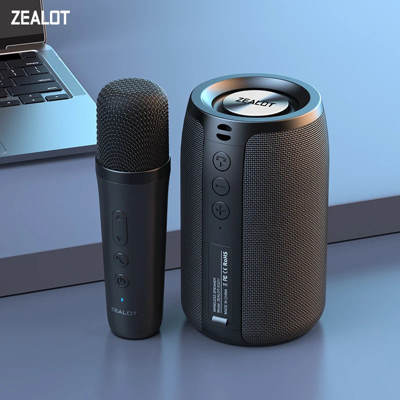ZEALOT-S32M Karaoke Speaker &ndash; 2 Wireless Microphones