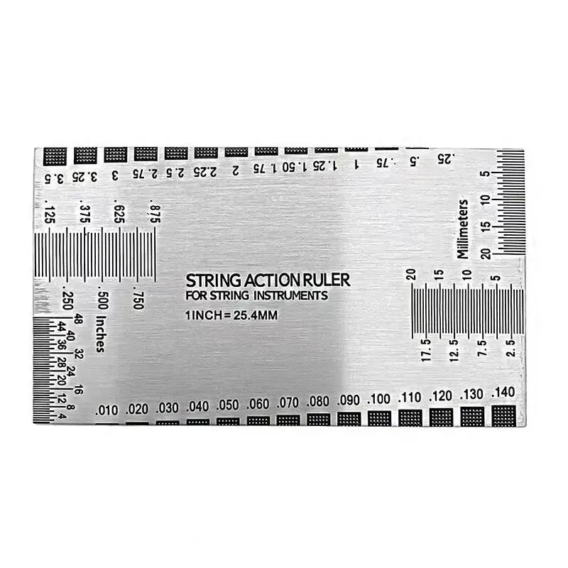 String Action Ruler Gauge Guitar Repairing Tool &ndash; Versatile