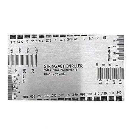 String Action Ruler Gauge Guitar Repairing Tool &ndash; Versatile