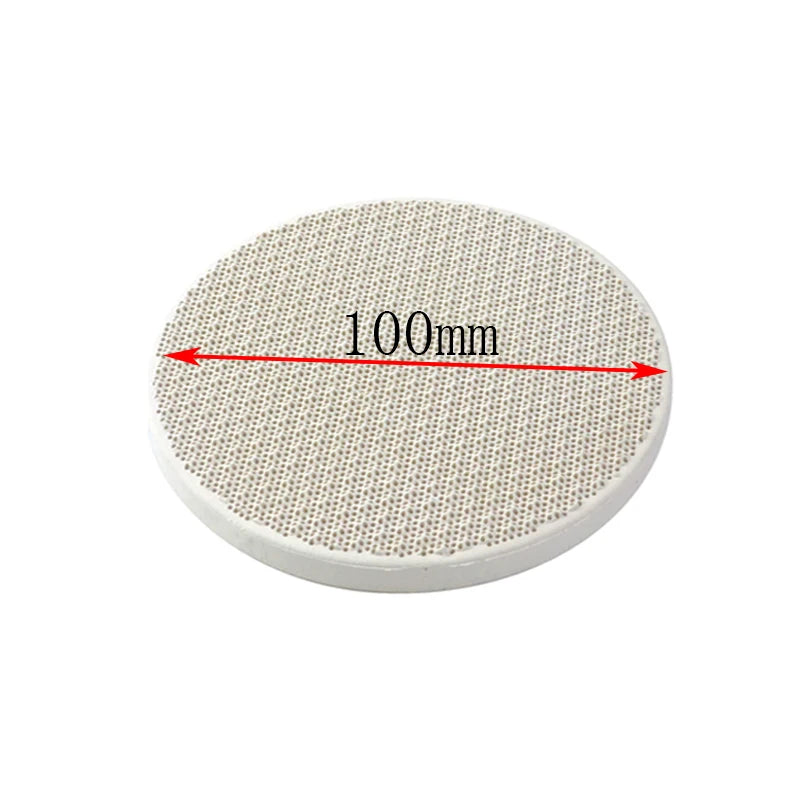 Honeycomb Ceramic Soldering Board with Special Needles for Jewelry Making Round 100x10mm