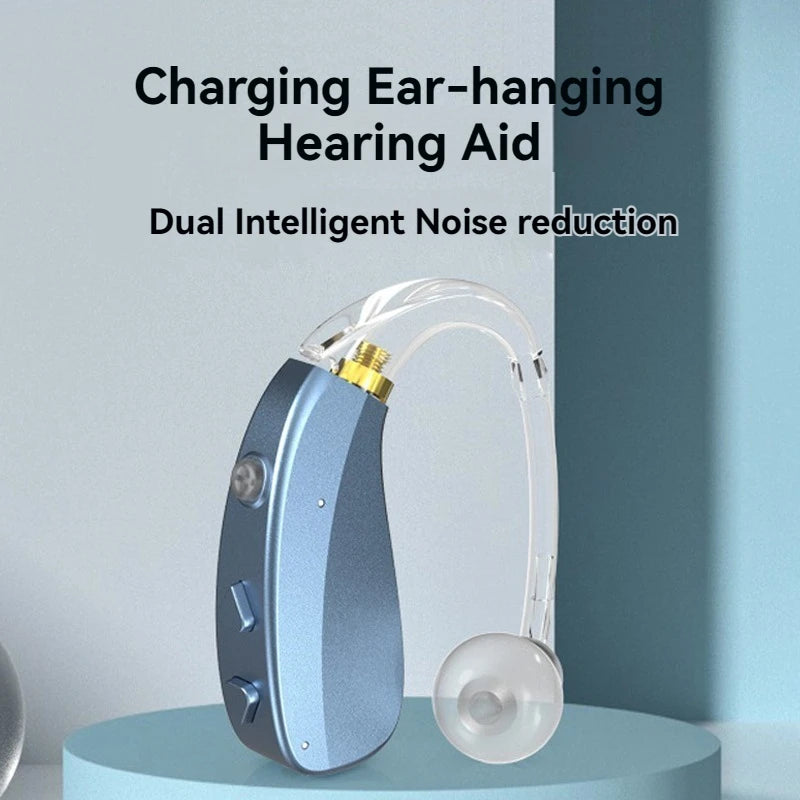 BTE Deaf Hearing Aids &ndash; Rechargeable Wireless Sound Amplifier