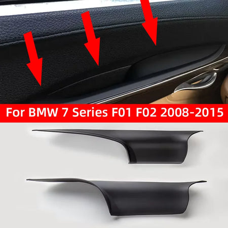 For BMW 7 Series F01 F02 2008-2015 Left Right Side Door Interior Handle Pull Carrier Cover 740Li 750i 51429151212 51419115501 by InterCyprus Trading Ltd