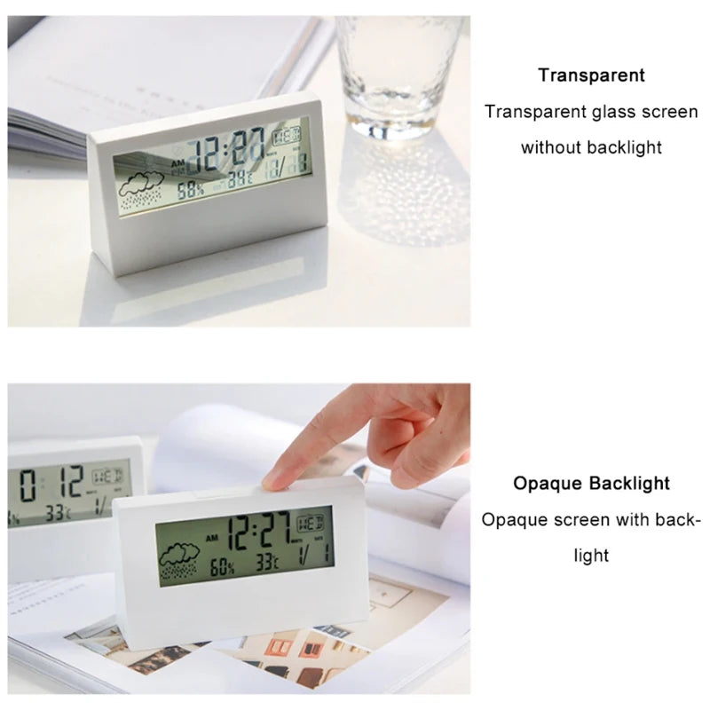 LED Thermometer Hygrometer Weather Station &ndash; Alarm Clock