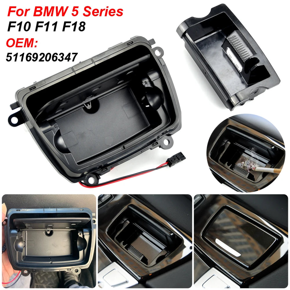 Ersatz Aschenbecher für die Mittelkonsole für BMW 5er Reihe F10 F11 F18
