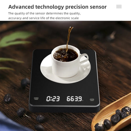3kg 0.1g LCD Display Coffee Scales &ndash; High Precision