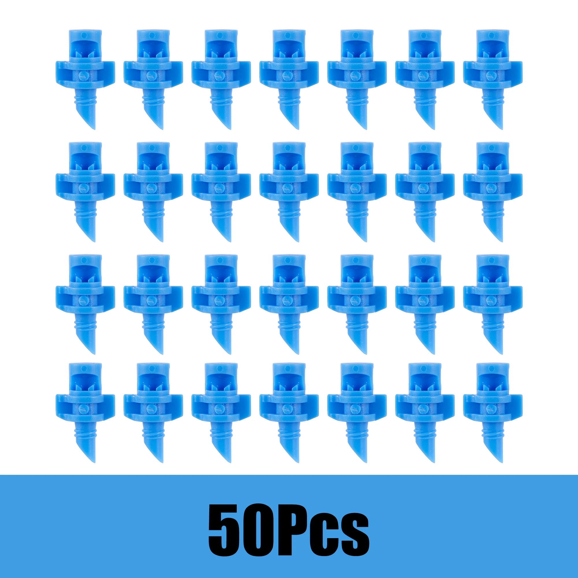Versatile Micro Refraction Nozzle Sprinkler - 20/50/100Pc Set for Efficient Garden Irrigation Blue-50pcs