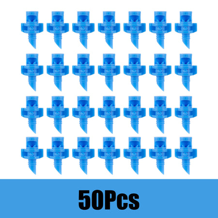 Versatile Micro Refraction Nozzle Sprinkler - 20/50/100Pc Set for Efficient Garden Irrigation Blue-50pcs