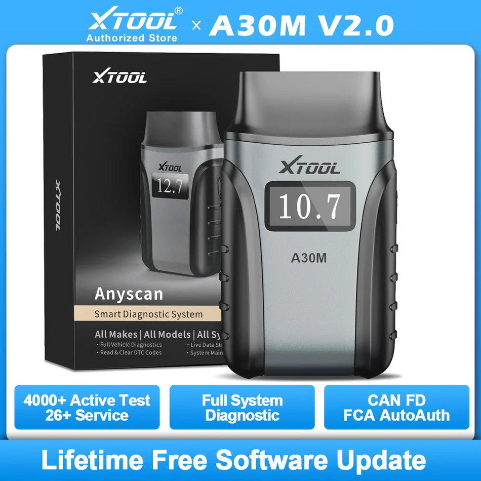 XTOOL Anyscan A30M All-System Auto-Diagnosetool mit lebenslangem kostenlosen Update