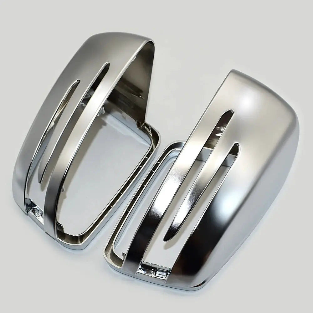 Side Door Mirror Cover Matt Chrome For Mercedes Benz W204 W212 C E Class by InterCyprus Trading Ltd
