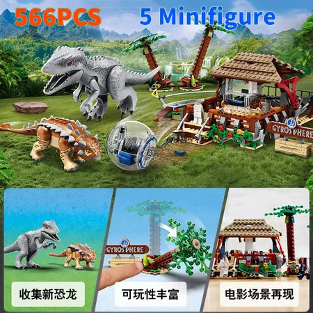 75941 Tyrannosaurus Rex Vs Ankylosaurus Block Set &ndash; Fun