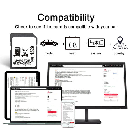 GM 8653-1529 Nav SD Card &ndash; USA Canada Mexico Maps 2023
