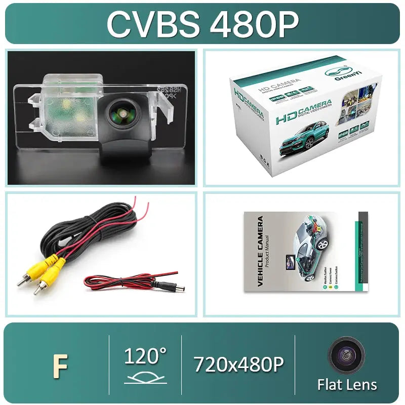 AHD 1080P Trajectory Car Reverse Backup Rear View Camera For VW Tiguan L Teramont Golf 8 Phideon Touareg Sharan Passat Variat B8 by InterCyprus Trading Ltd