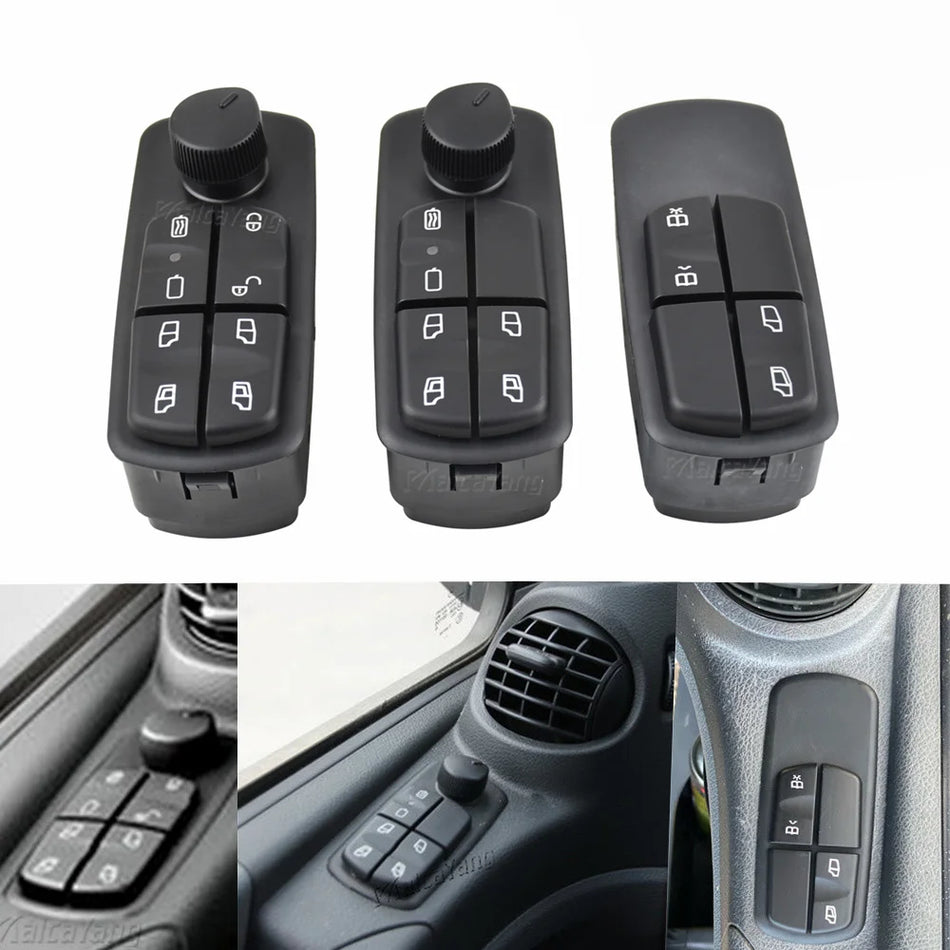 Interruttore elettrico per finestrini per camion Mercedes-Benz Axor A0025452013