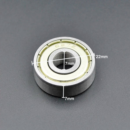 627ZZ 7x22x7mm Deep Groove Ball Bearing - Chrome Steel 627 ZZ / CHINA / 10Pcs