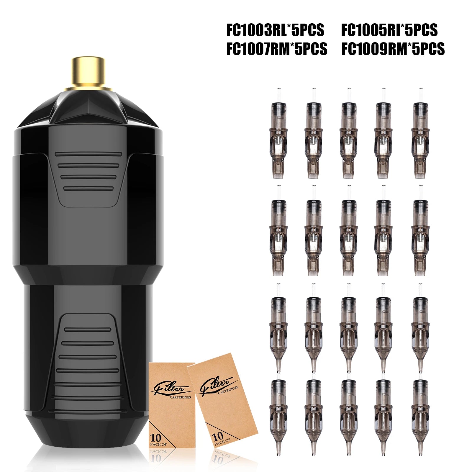 EZ Dager Cartridge Tattoo Machine Pen &ndash; Lightweight Plastic DaggerD -FC KIT-1