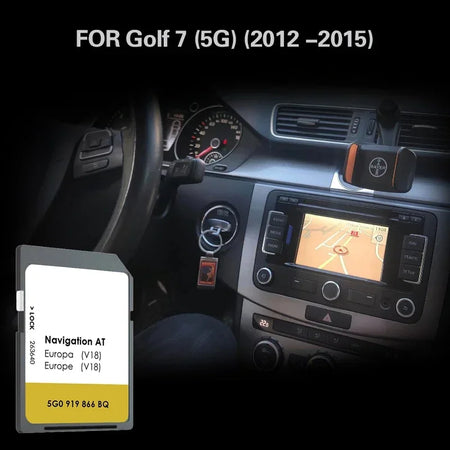 AT V18 For VW Golf 7 (5G) 2012-2015 16GB SD &ndash; Plug And Play CHINA / for VW Golf 7 5G