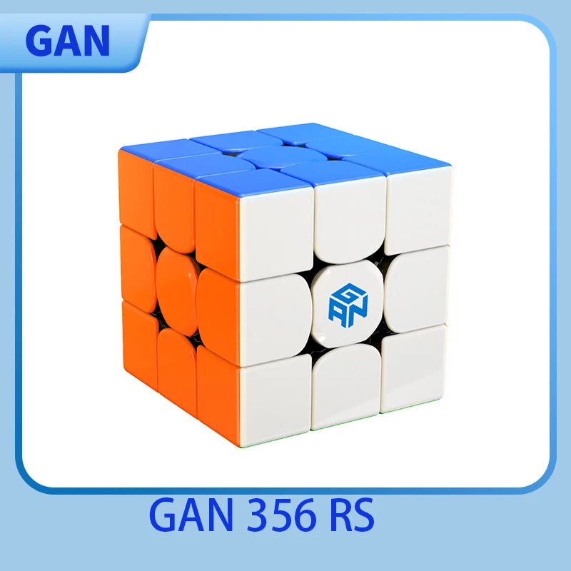 GAN 356 RS 3X3 Magic Speed Cube Stickerless &ndash; Ultra Smooth