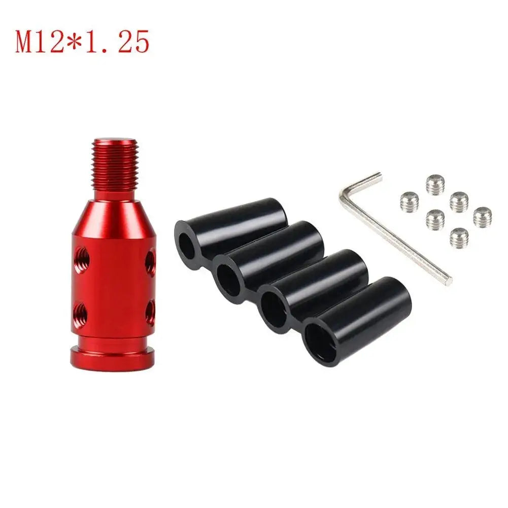 Car Shift Knob Adapter Universal Aluminum Alloy Gear Shift Knob Adapter for Non-Threaded Manual Shifters M12x1.25 M10x1.5 by InterCyprus Trading Ltd
