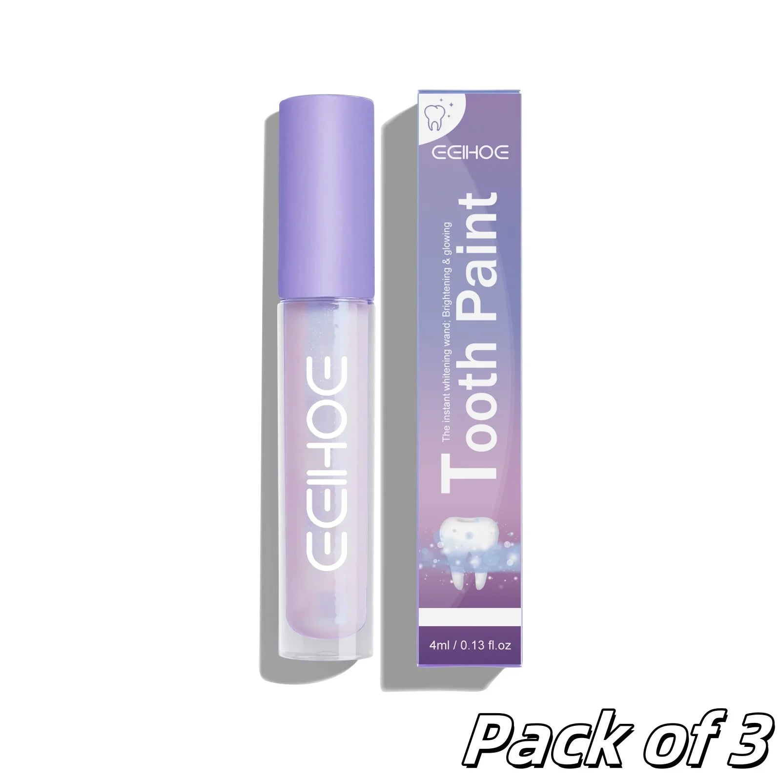 Teeth Whitening Paint Kit &ndash; Instant Natural Whitening Pack of 3