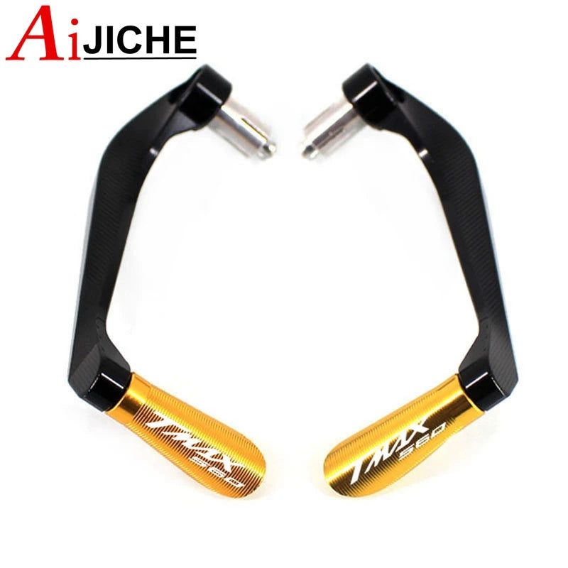 YOLENSE Motorcycle Handlebar Grips Guard for Yamaha Tmax 560 (2019-2023) Gold