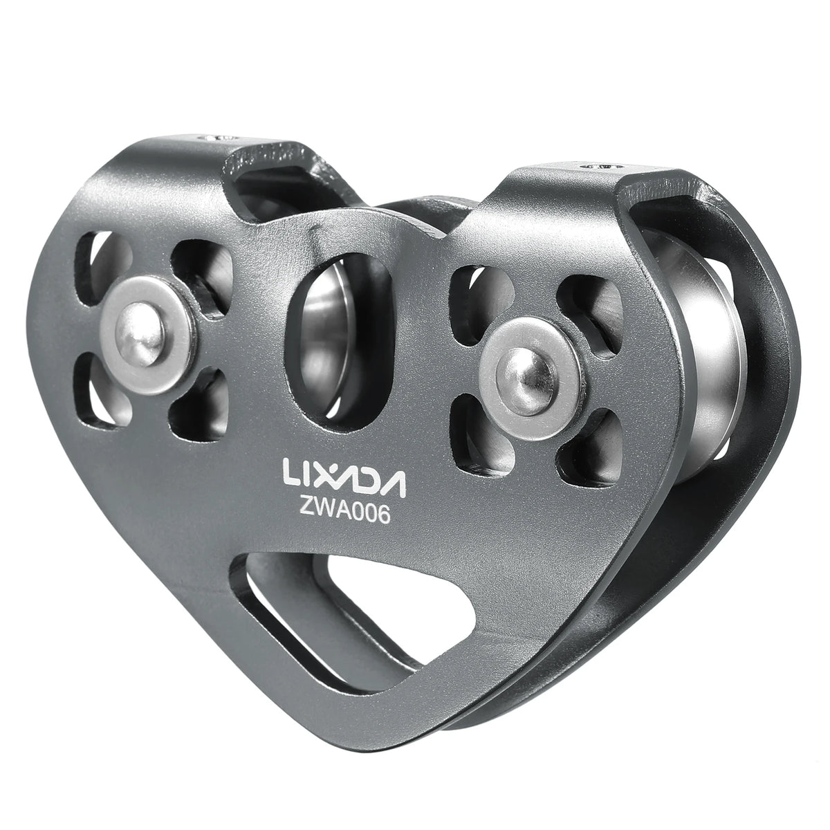 Lixada 30KN Climbing Pulley Aluminum Alloy - Fast Speed Grey