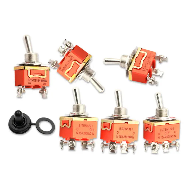Toggle Switch Rocker Switches E-TEN1021 E-TEN1121 E-TEN1122 E-TEN1221 E-TEN1321 E-TEN1322 &ndash; Self-Locking Waterproof Design