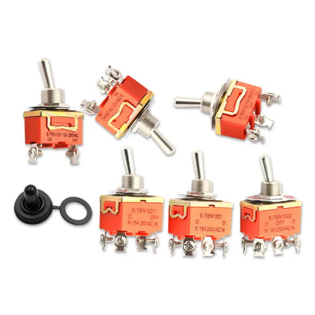 Toggle Switch Rocker Switches E-TEN1021 E-TEN1121 E-TEN1122 E-TEN1221 E-TEN1321 E-TEN1322 &ndash; Self-Locking Waterproof Design