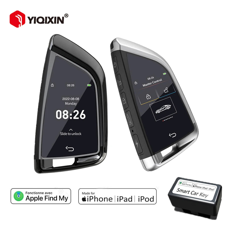 Avainnäyttö BMW CF568 muokattu LCD-yhteensopiva älykäs avainnäyttö BMW:n yhden napin käynnistysajoneuvoille