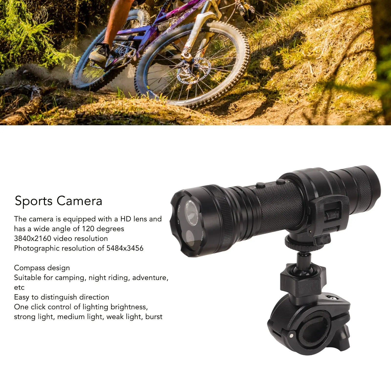 VBESTLIFE 4K Ultra HD Waterproof Action Camera &ndash; Night Vision and Anti-Shake for Extreme Sports