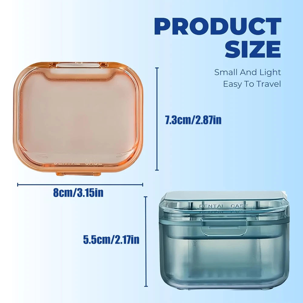 YQQGD Retainer Cleaner Case &ndash; Dishwasher Safe Design