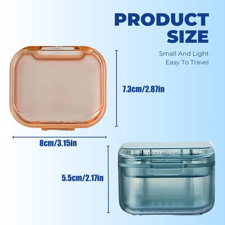 YQQGD Retainer Cleaner Case &ndash; Dishwasher Safe Design